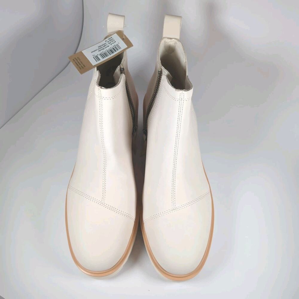 Toms Maude Light Sand Leather Women's Size 10 - Picture 4 of 12